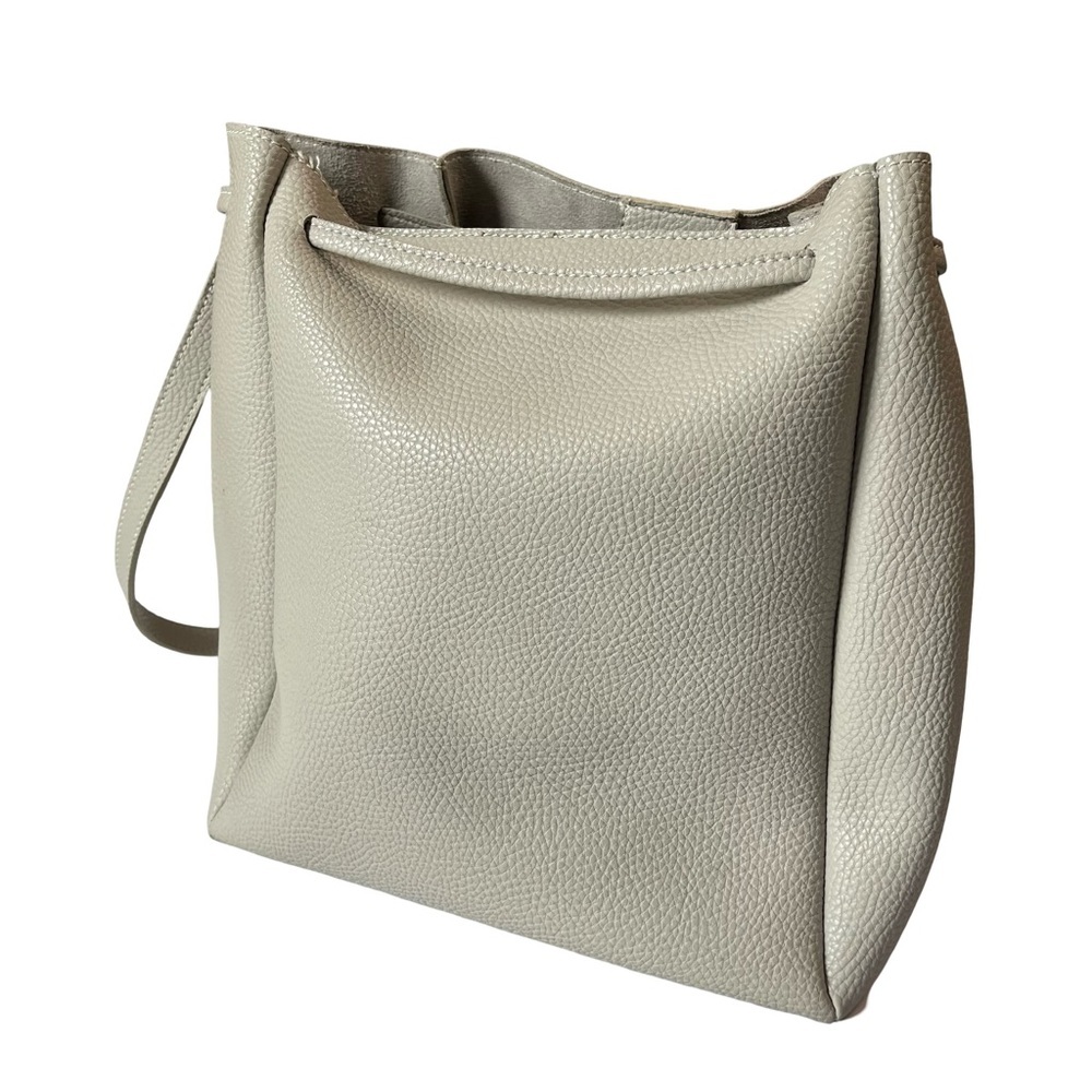 Katie Loxton London Gray Faux Leather Chloe Bucket Bag Shoulder Bag - Picture 3 of 10